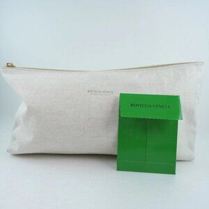 BOTTEGAVENETA Bag in bag Pouch beige canvas unisex